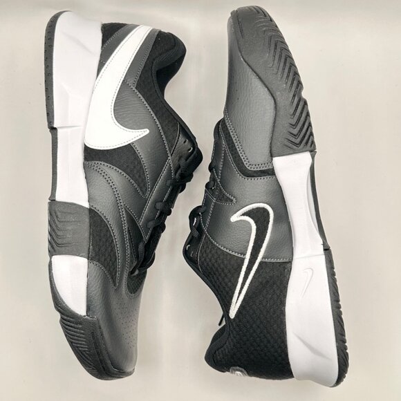 Men's Nike Court Lite 4 Tennis Shoes Sneakers Black/White FD6574-001 Sz 13 NEW - Picture 8 of 9